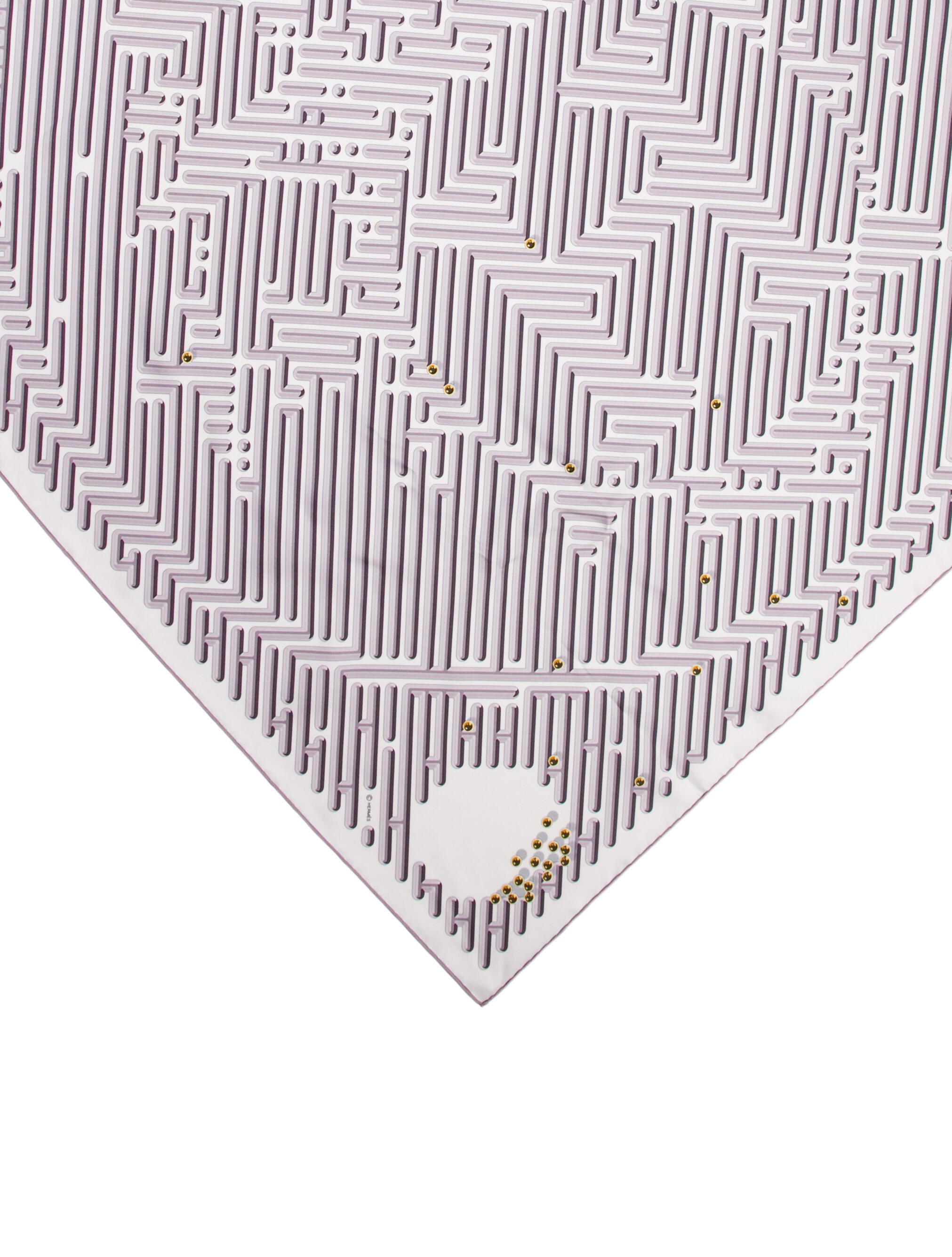 Hermès Parcours D'H Silk Scarf