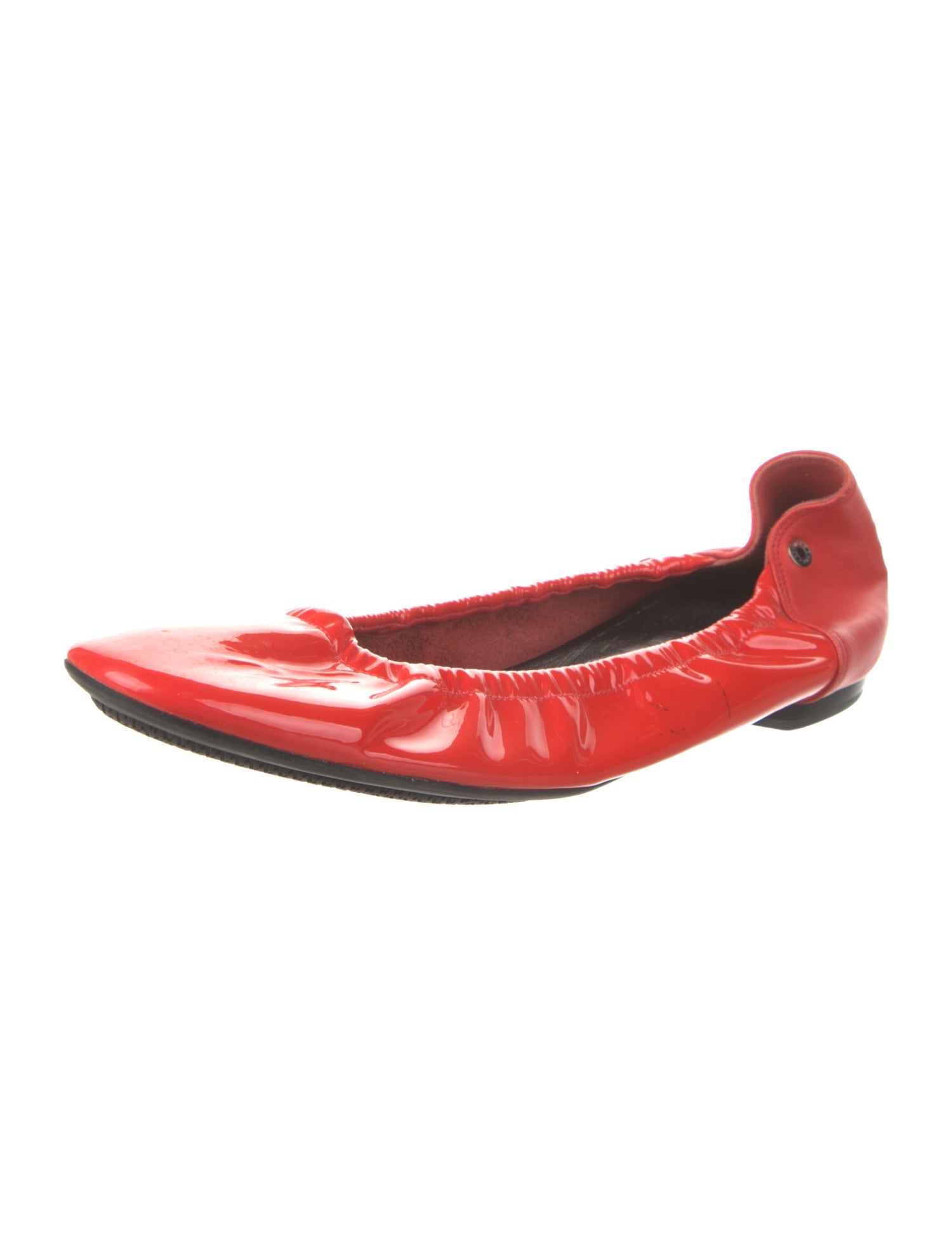 Hermès Vintage Patent Leather Ballet Flats