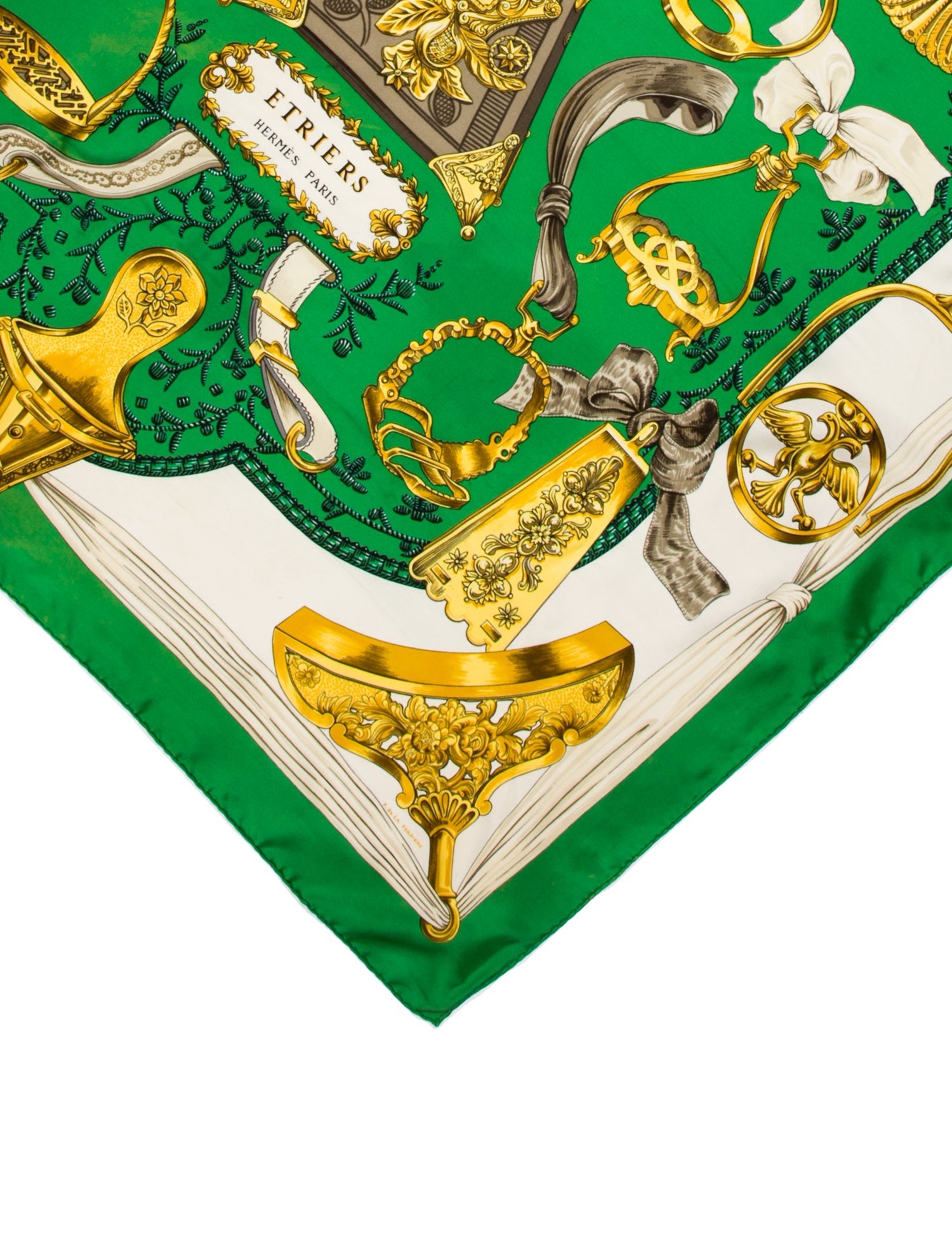 Hermès Etriers Silk Scarf
