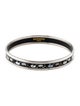 Hermès Enamel Narrow Bangle Bracelet