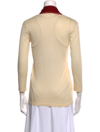 Hermès Silk V-Neck Sweater