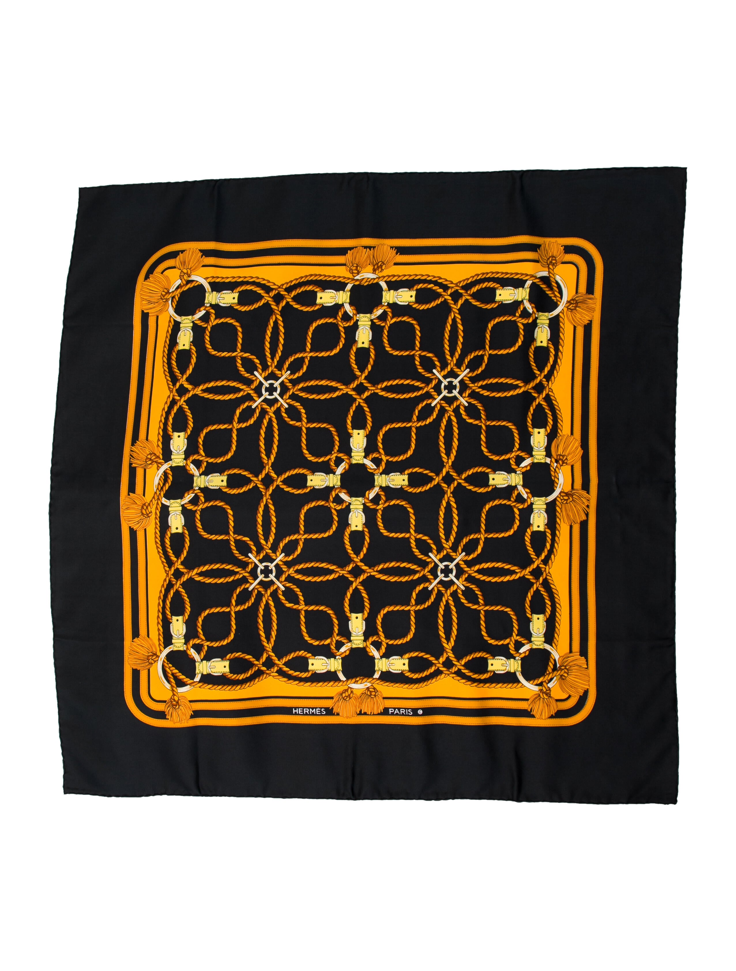 Hermès Cordelieres Silk Scarf