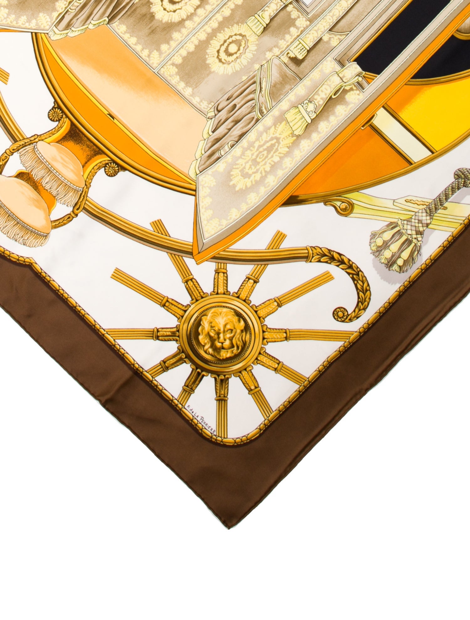 Hermès Coach Silk Scarf