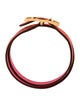 Hermès Leather Behapi Double Tour Wrap Bracelet