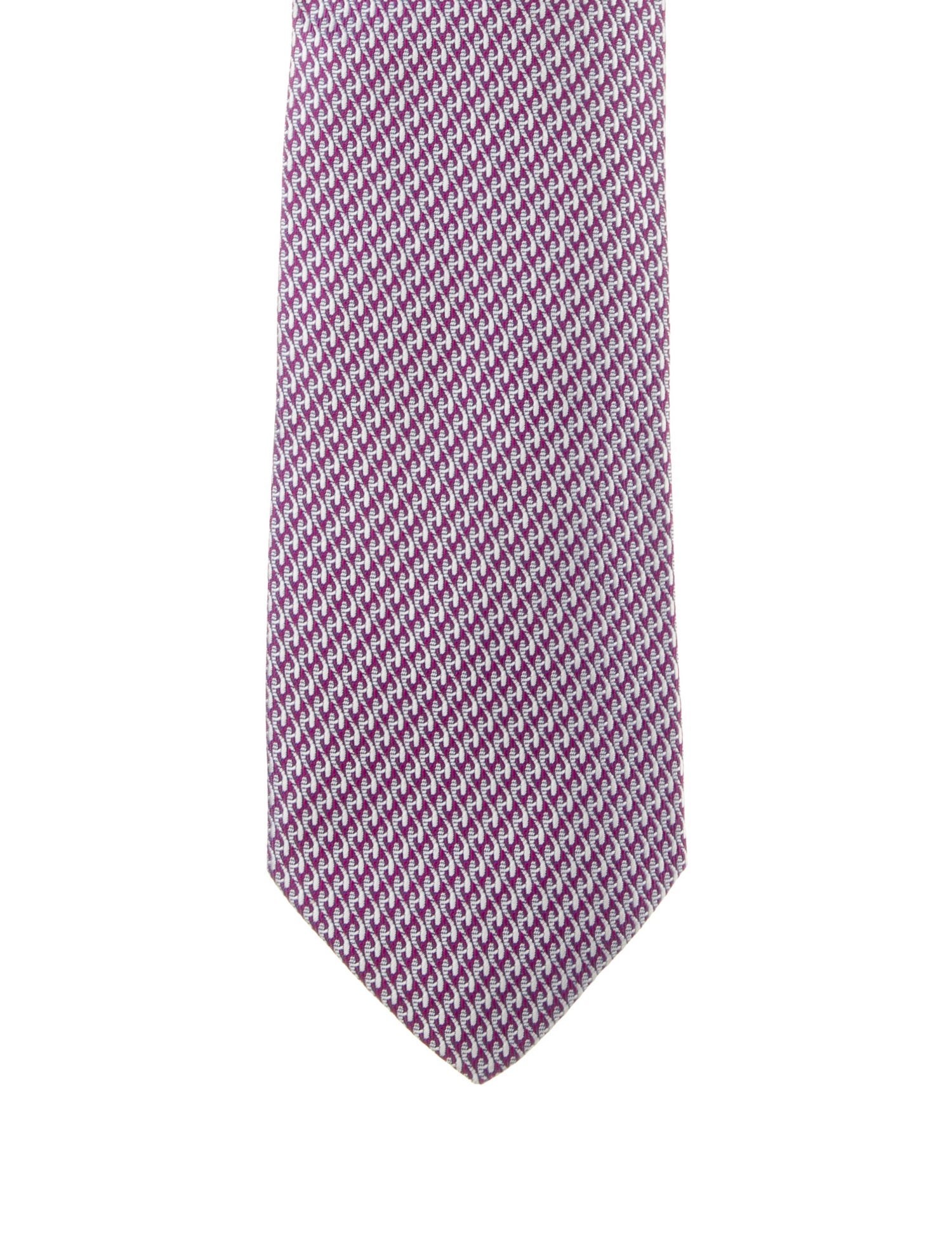 Hermès Printed Silk Tie w/Tags