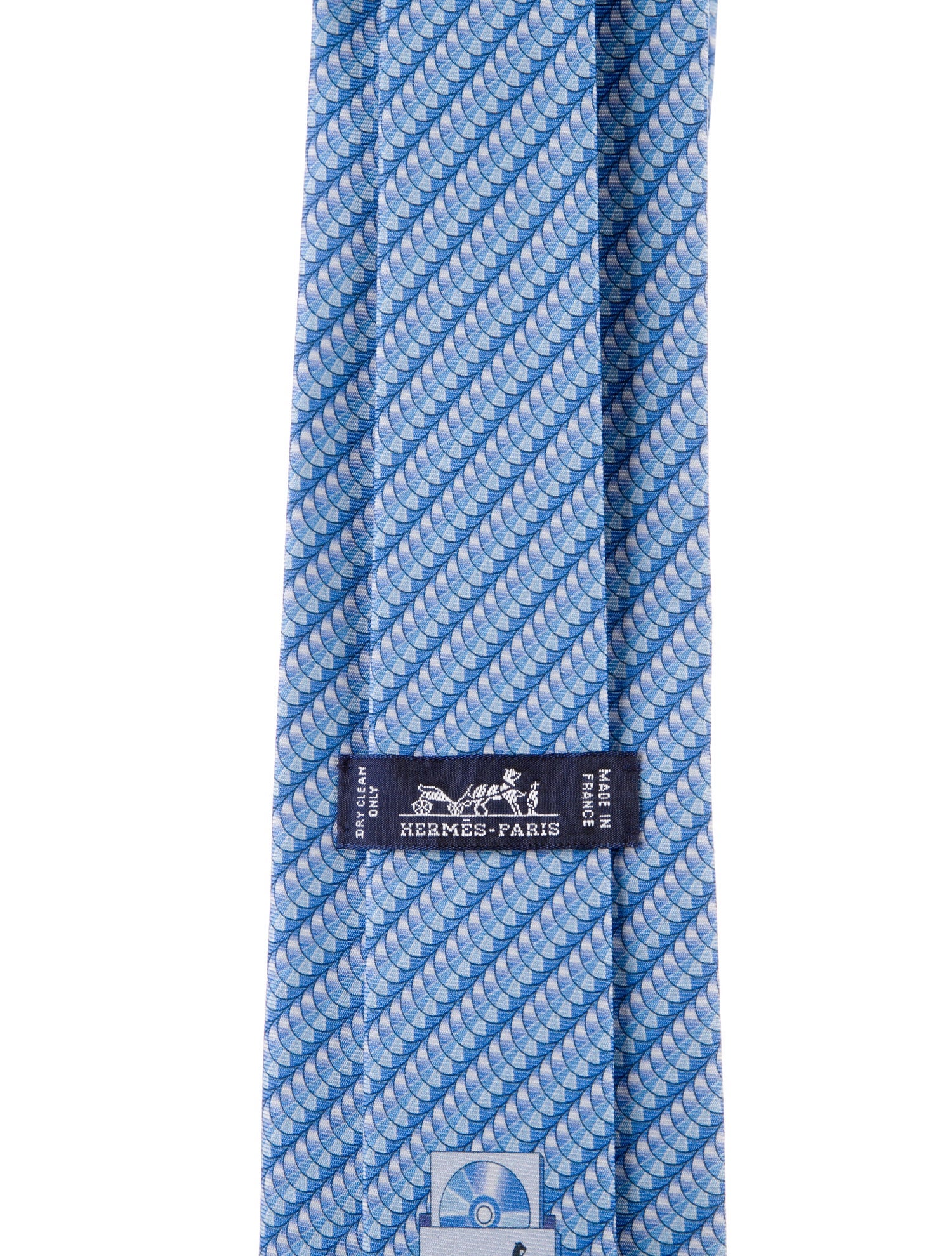 Hermès Printed Silk Tie w/Tags