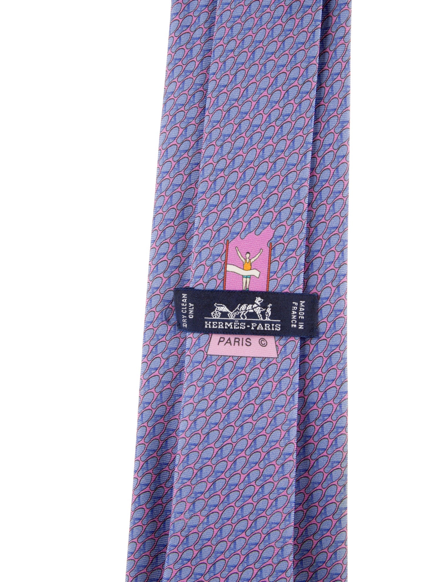 Hermès Printed Silk Tie w/Tags