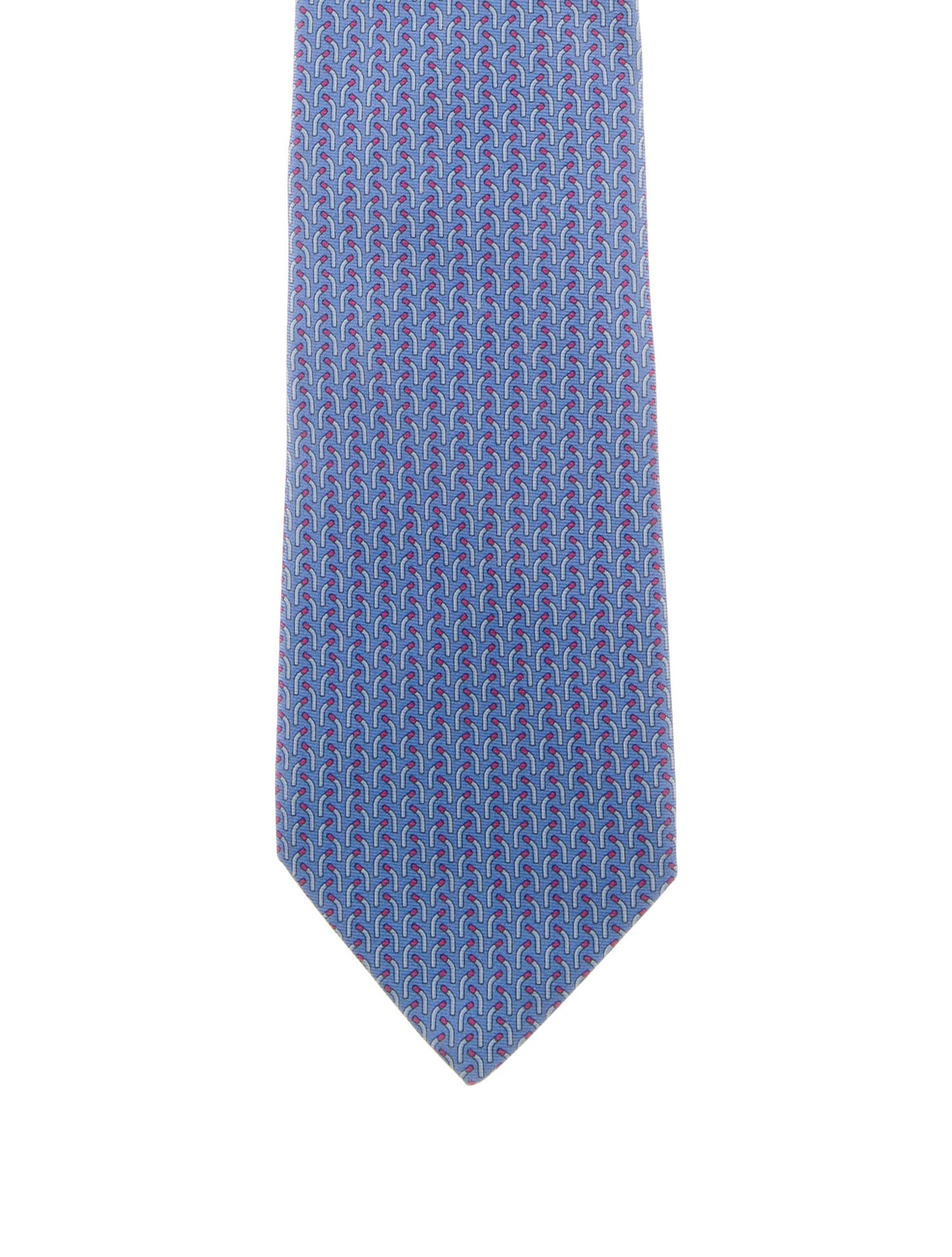 Hermès Printed Silk Tie w/Tags