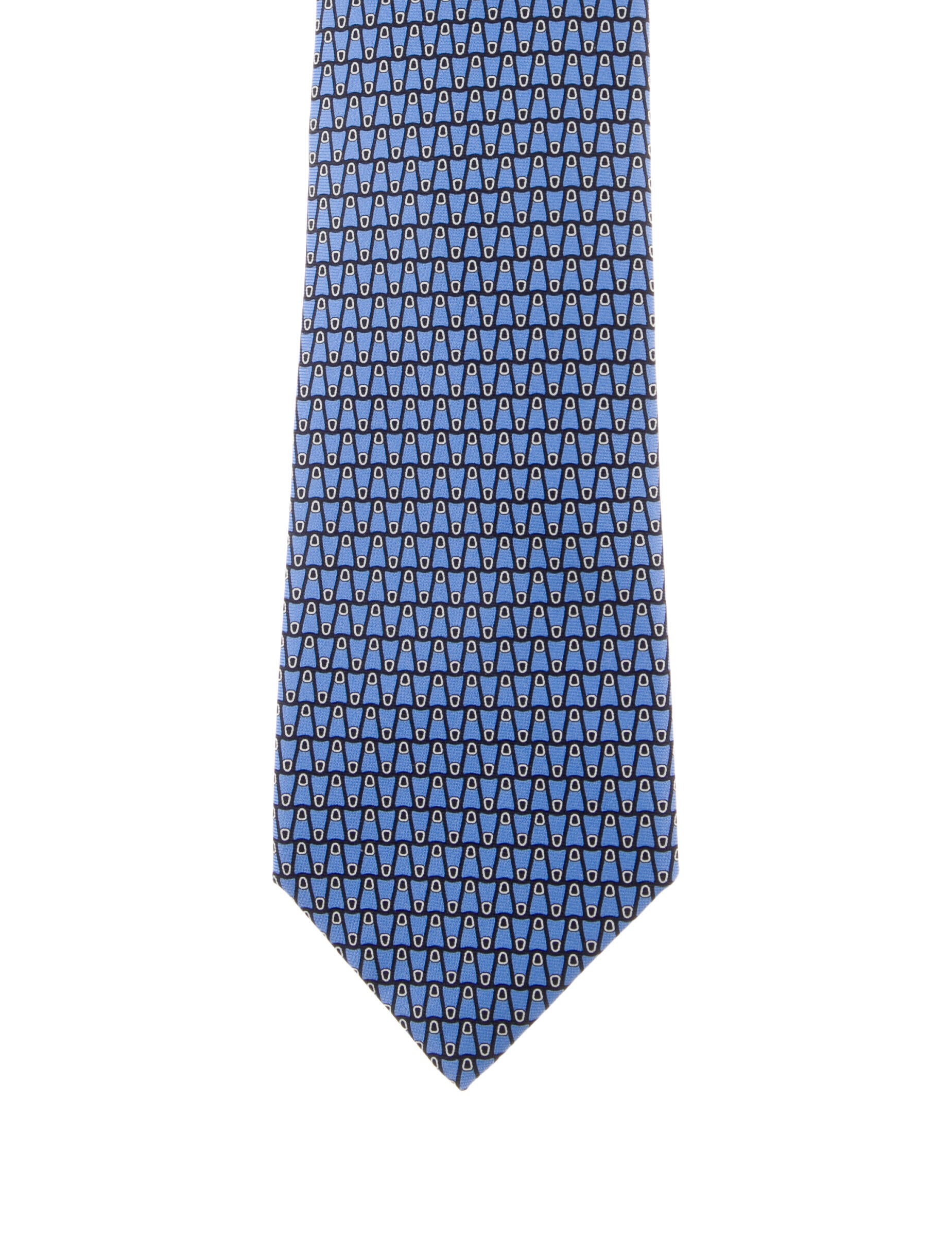 Hermès Printed Silk Tie w/Tags