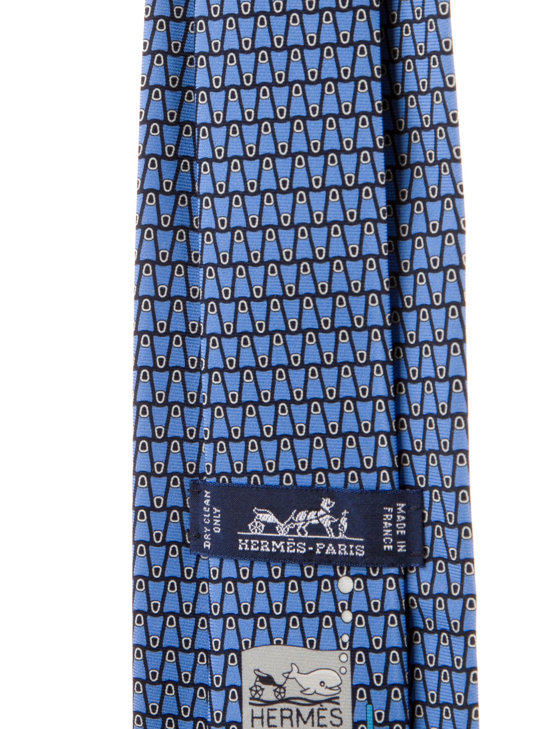 Hermès Printed Silk Tie w/Tags