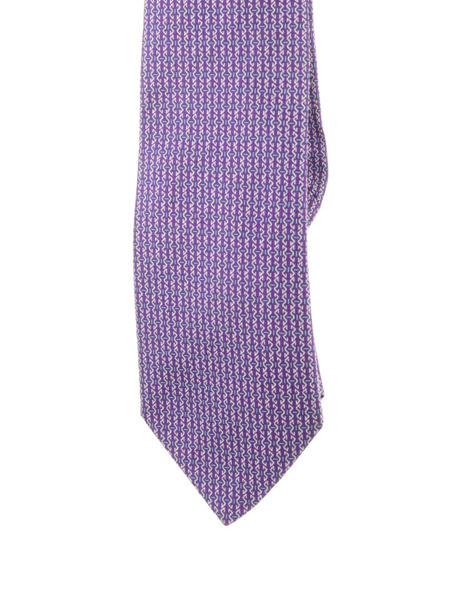 Hermès Printed Silk Tie