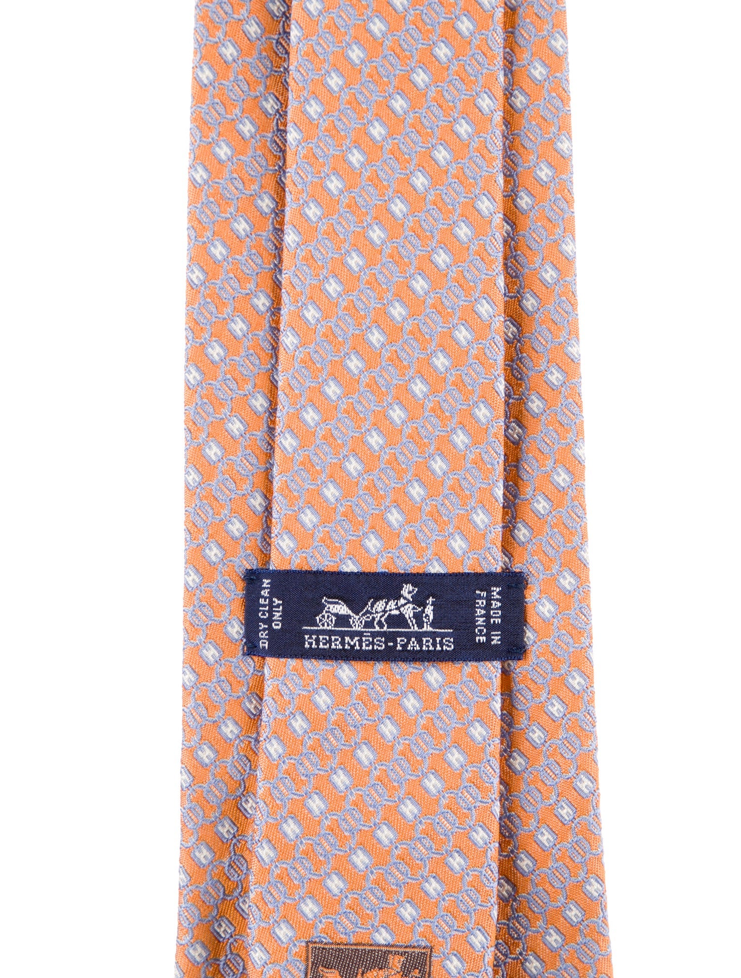 Hermès Printed Silk Tie