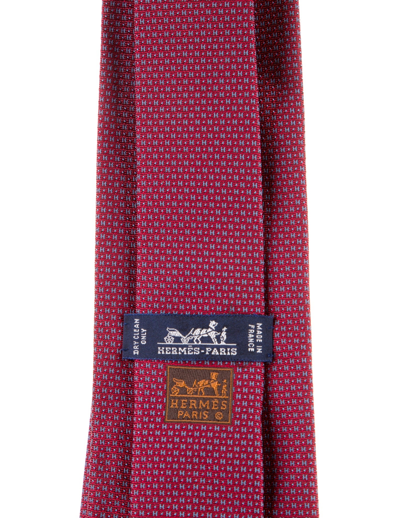Hermès Printed Silk Tie