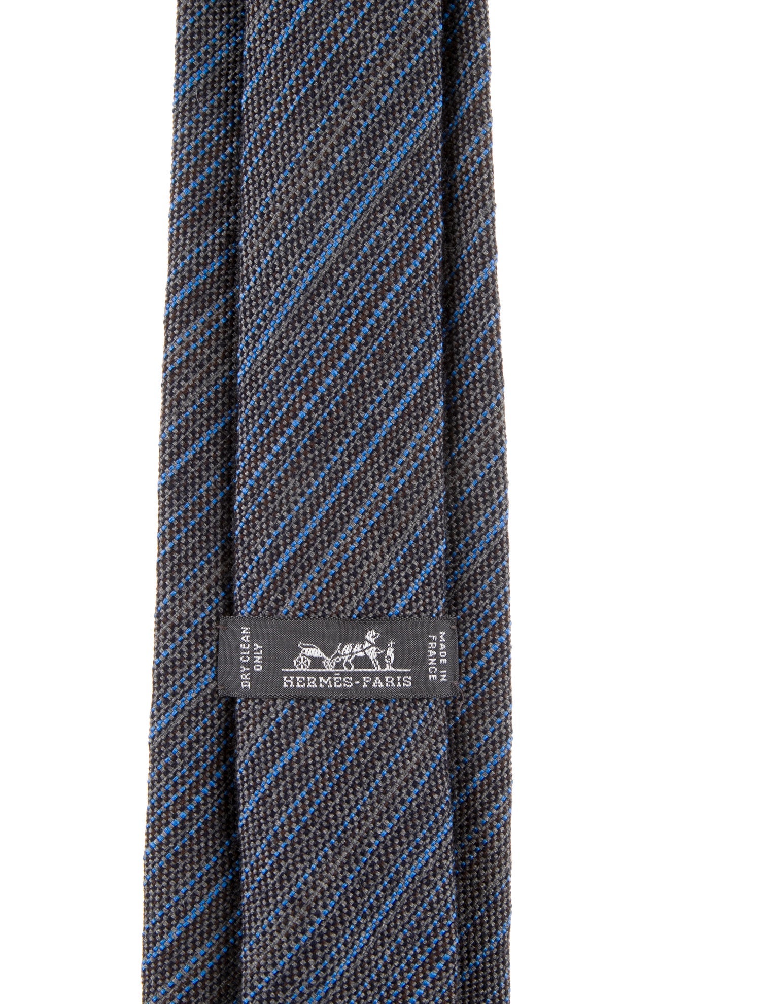 Hermès Printed Wool Tie