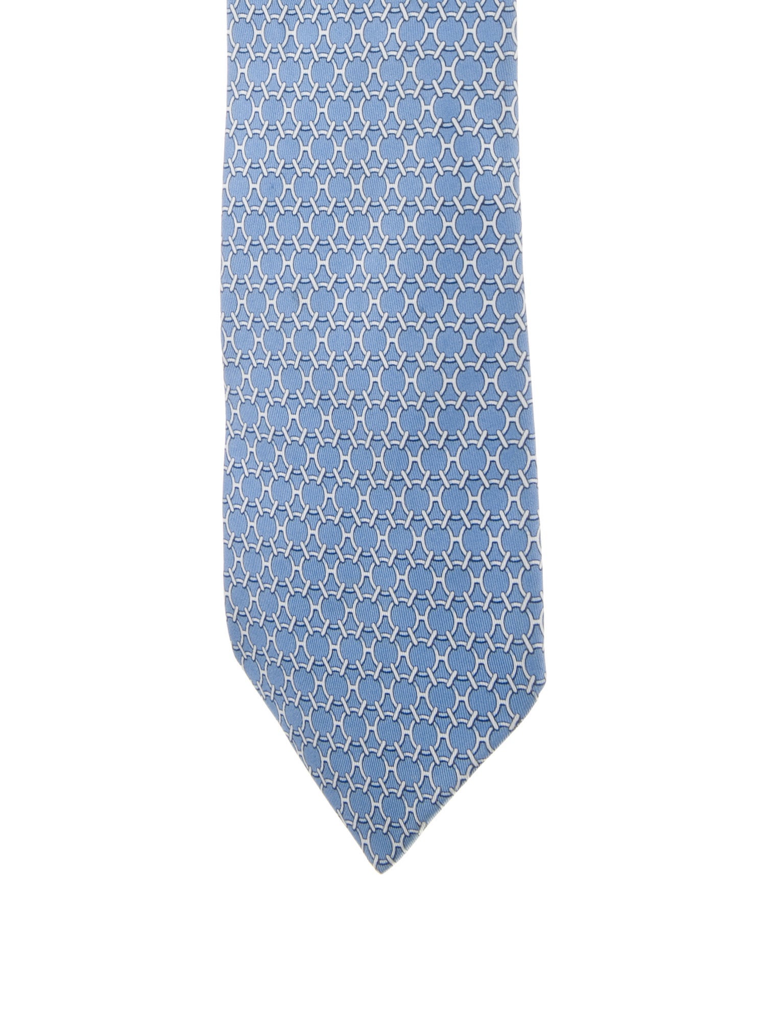 Hermès Printed Silk Tie