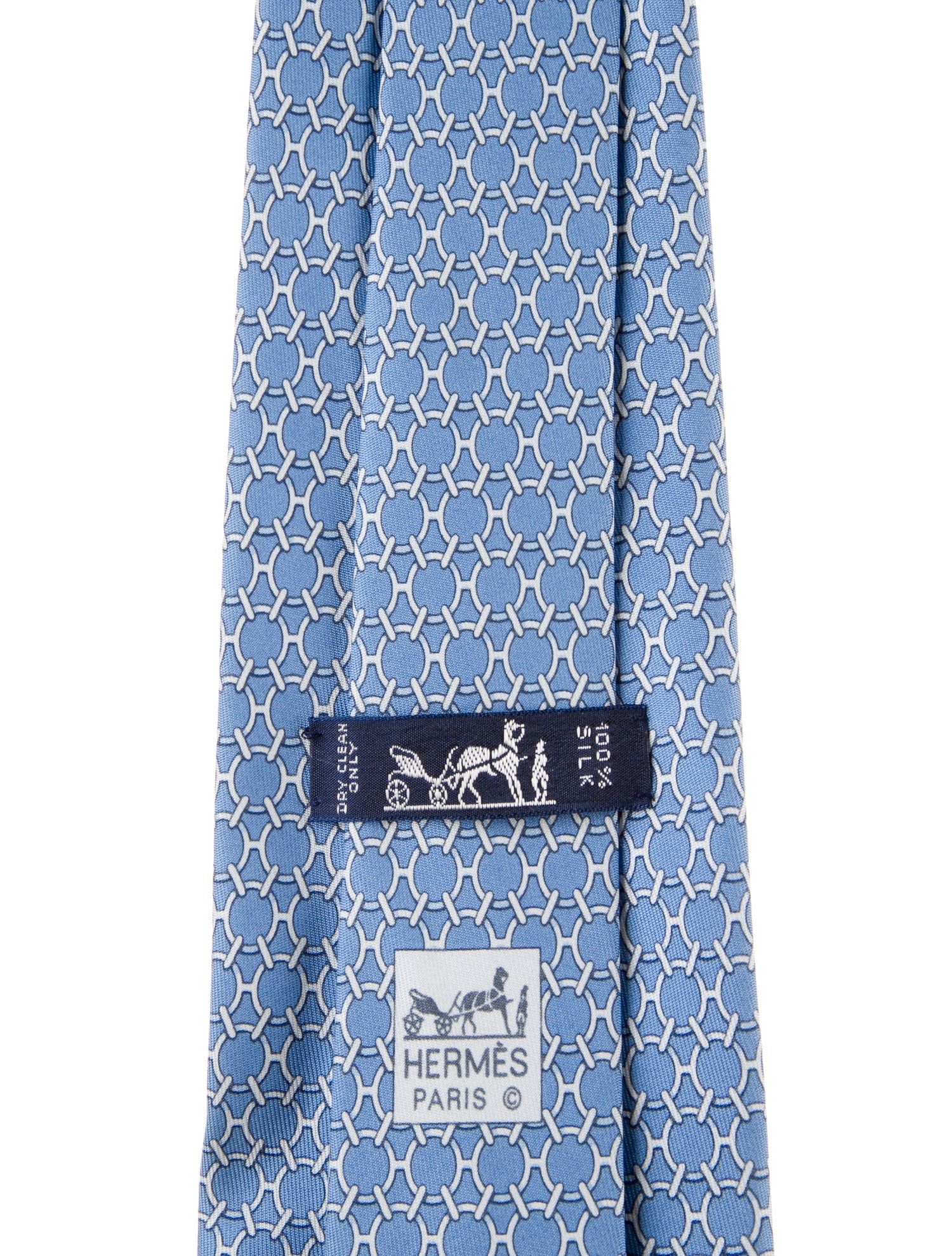 Hermès Printed Silk Tie