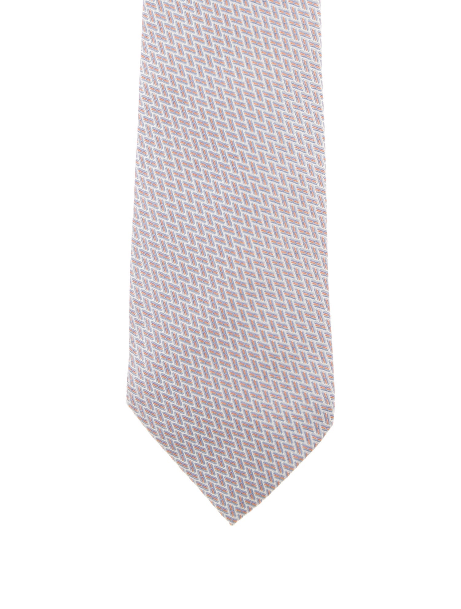 Hermès Printed Silk Tie