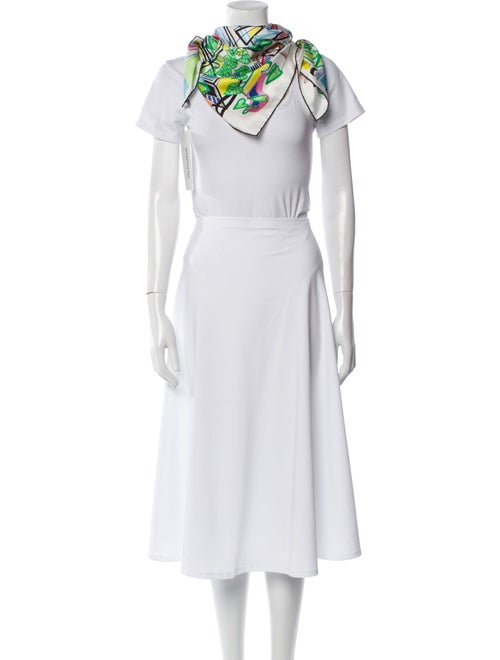 Hermès Modernism Tropical Silk Scarf