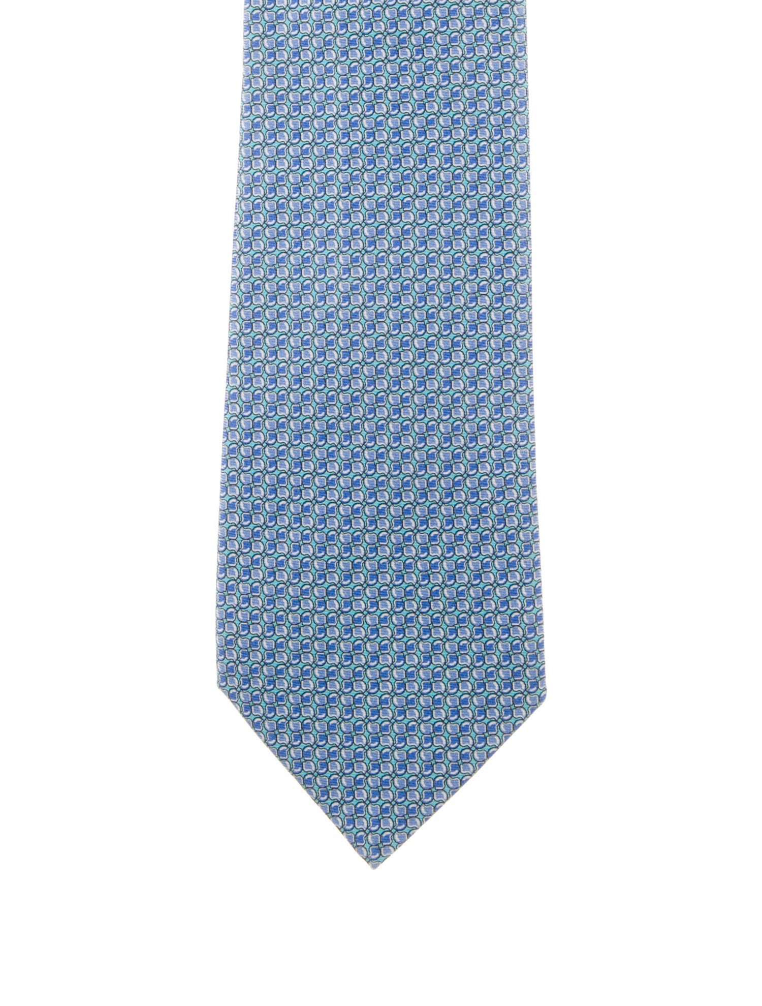 Hermès Printed Silk Tie