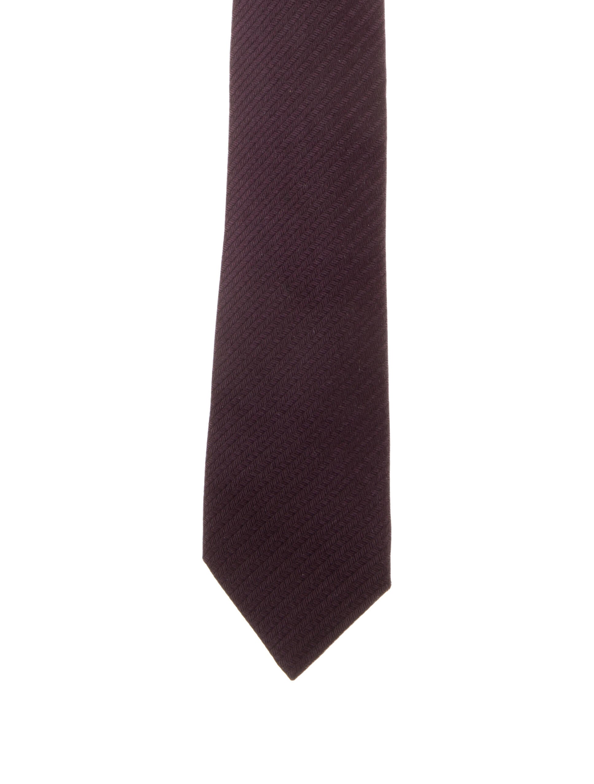 Hermès Solid Silk Tie