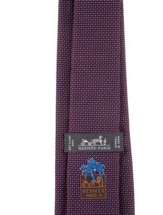 Hermès Printed Silk Tie
