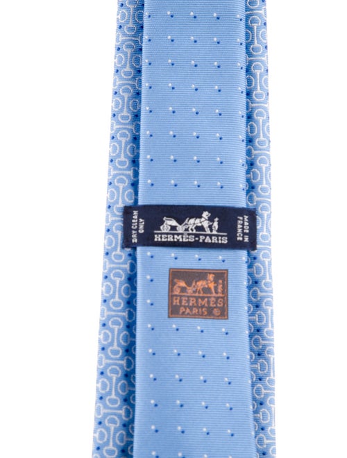 Hermès Printed Silk tie