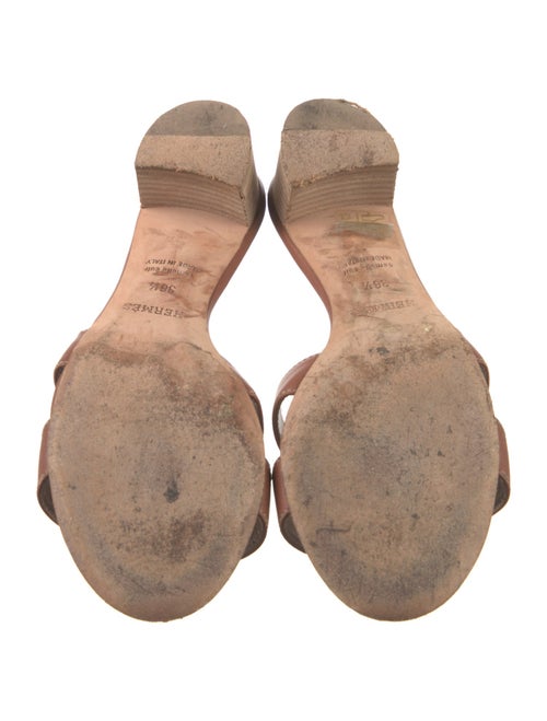 Hermès Oasis Leather Slides