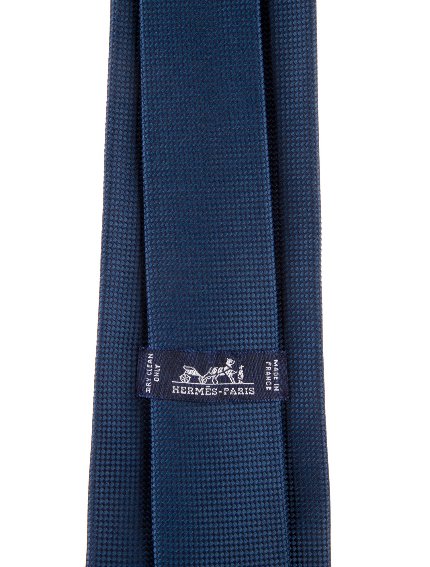 Hermès Solid Silk Tie