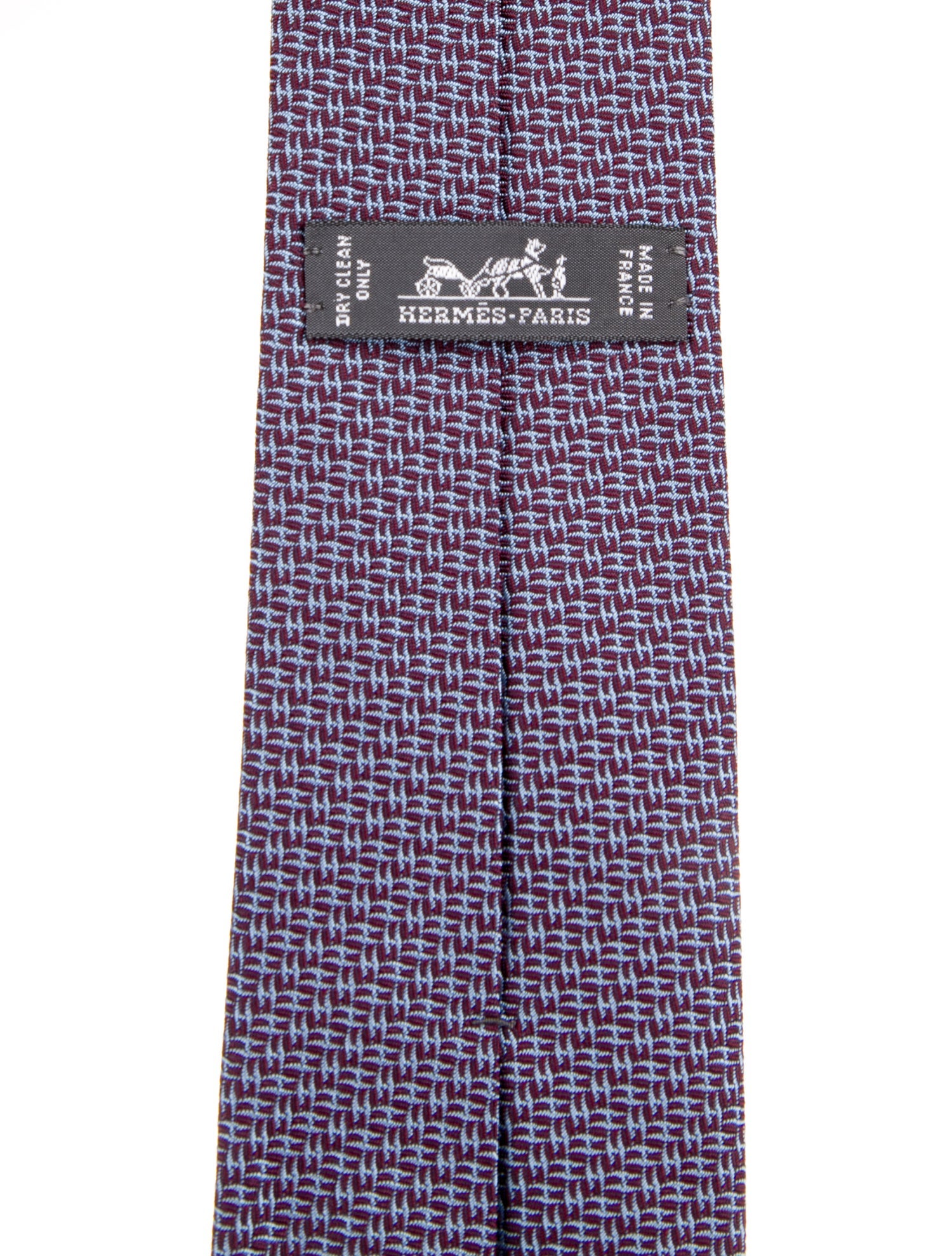 Hermès Printed Silk Tie