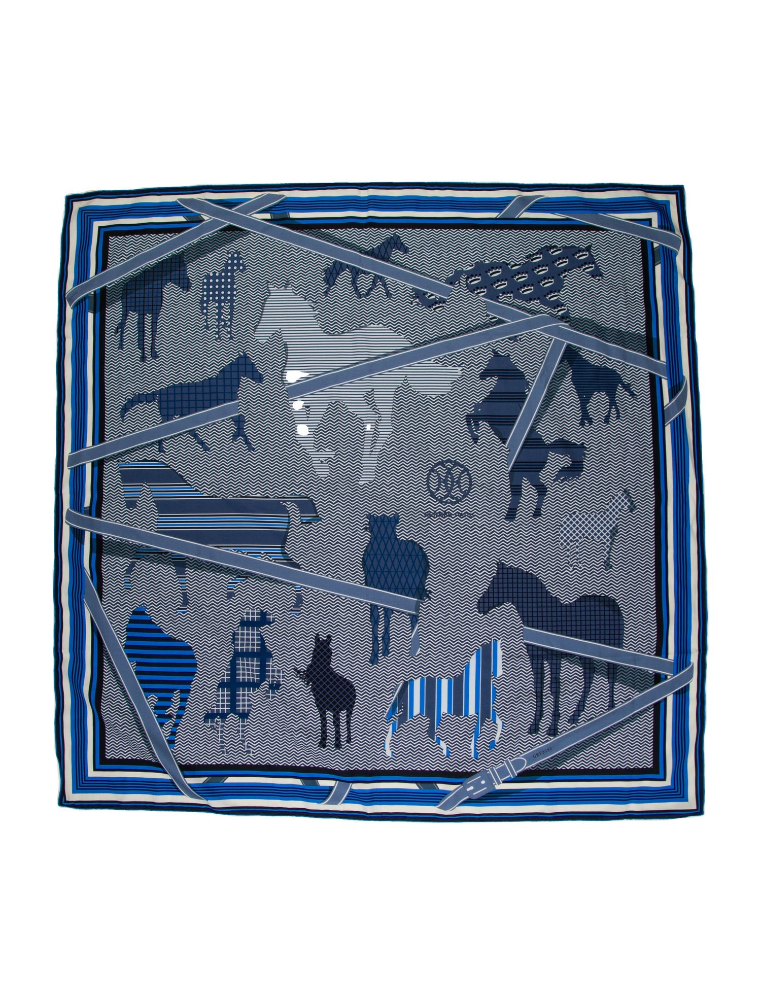 Hermès Clan Equestre Silk Scarf w/ Tags