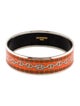 Hermès Enamel Wide Bangle Bracelet