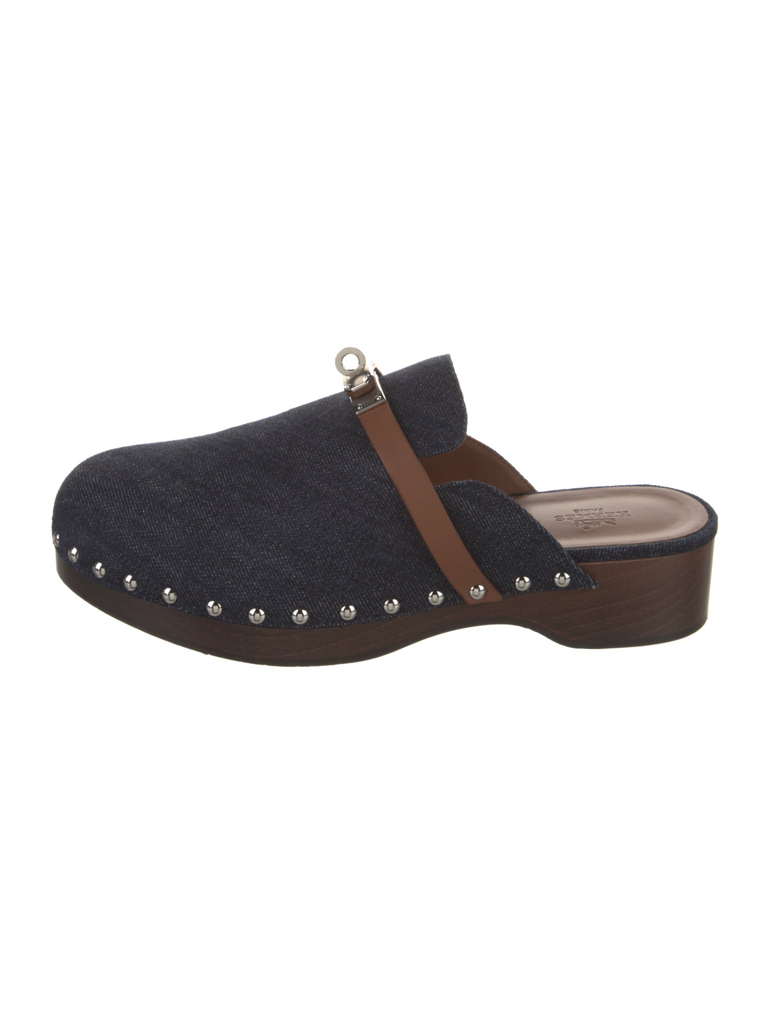 Hermès Carlotta Denim Mules