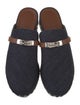 Hermès Carlotta Denim Mules