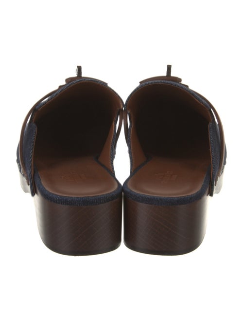 Hermès Carlotta Denim Mules
