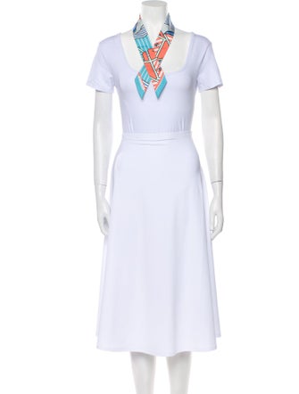 Hermès Quadrige Bayadere Silk Twilly Scarf