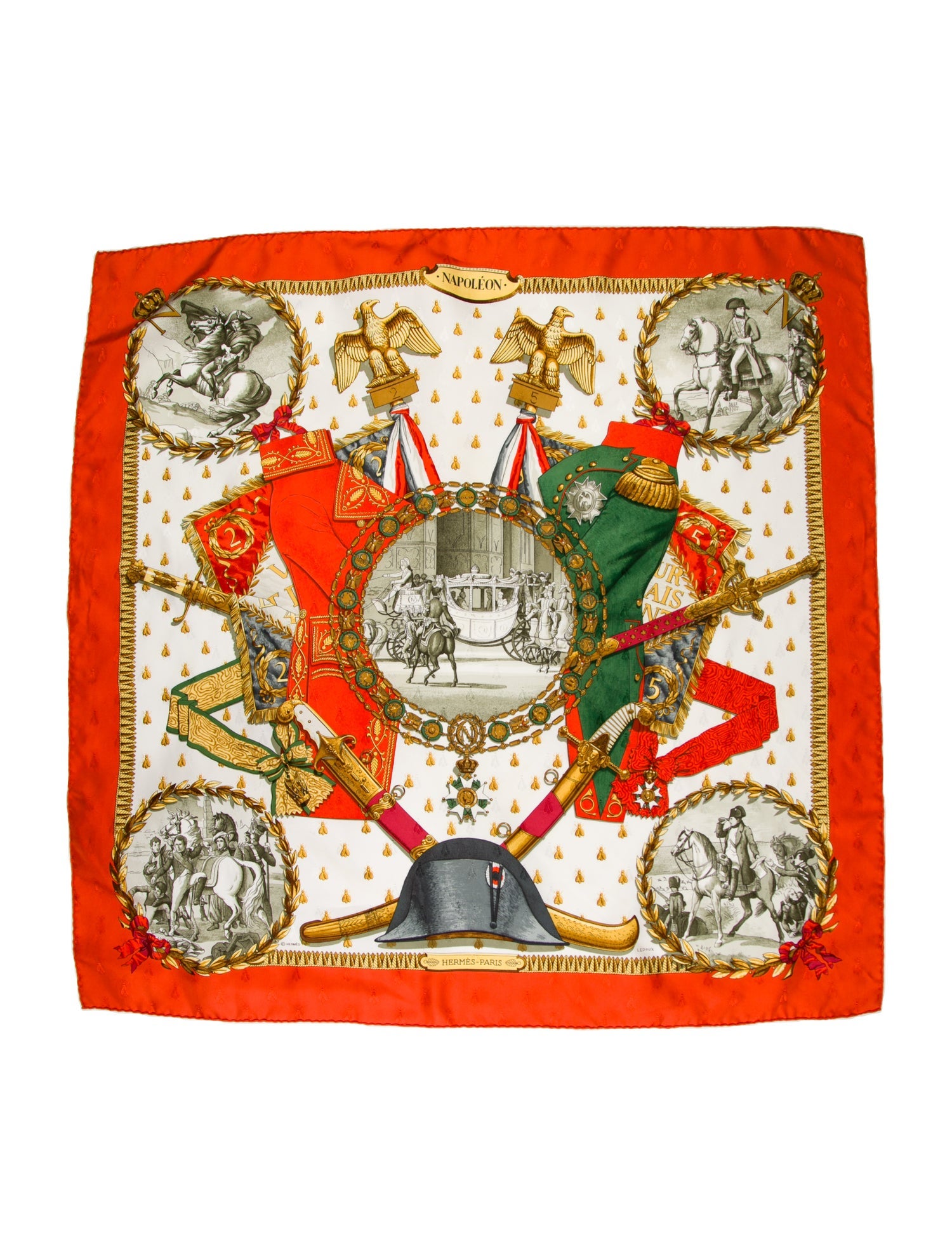 Hermès Napoléon Jacquard Silk Scarf