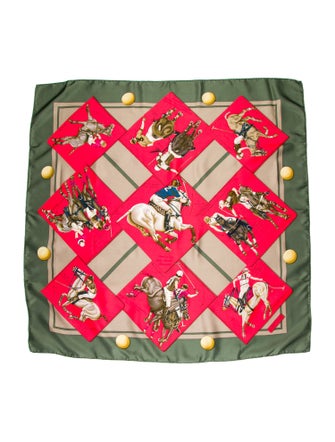 Hermès Cup Palm Beach Silk Scarf