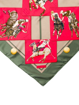 Hermès Cup Palm Beach Silk Scarf