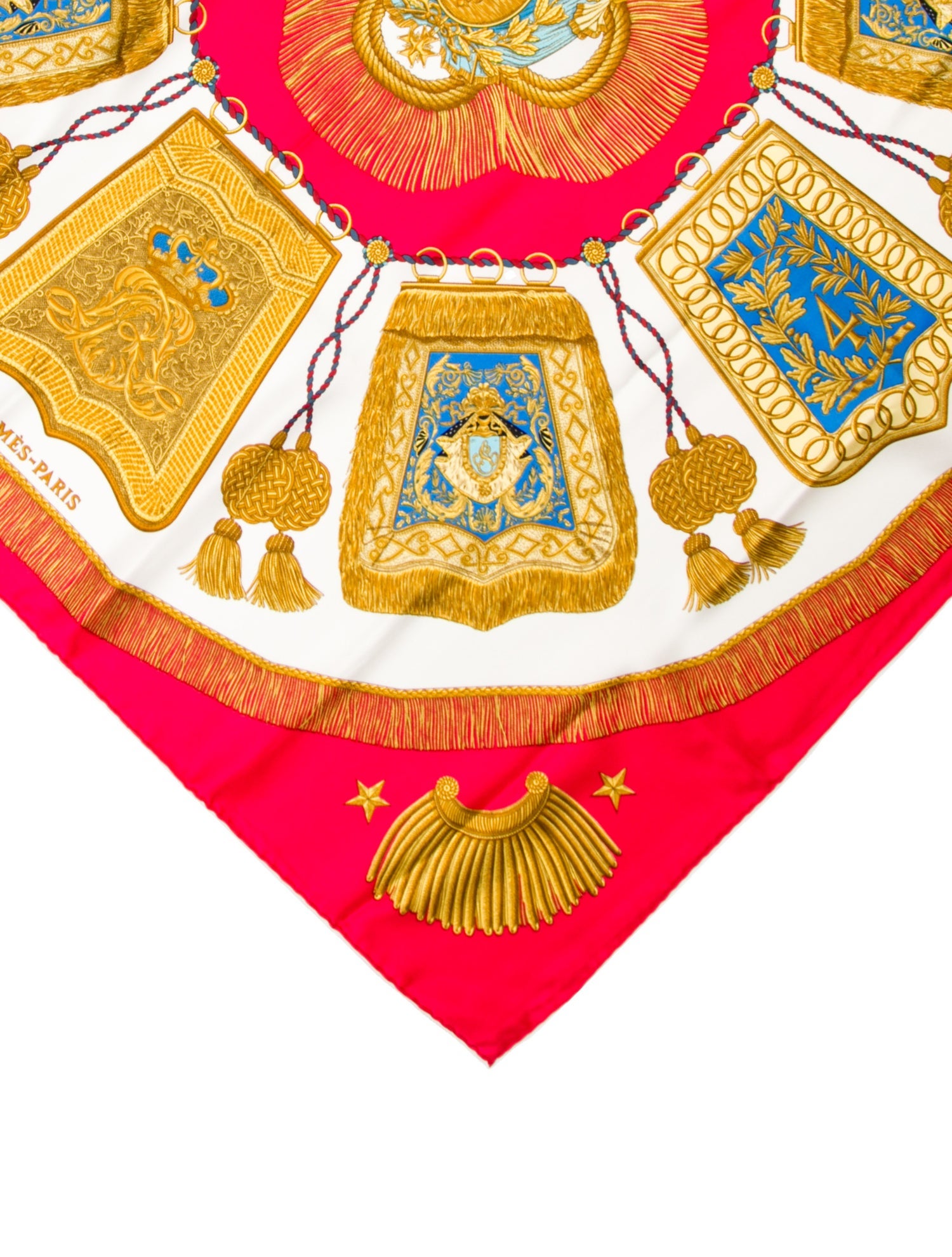 Hermès Poste et Cavalerie Silk Scarf