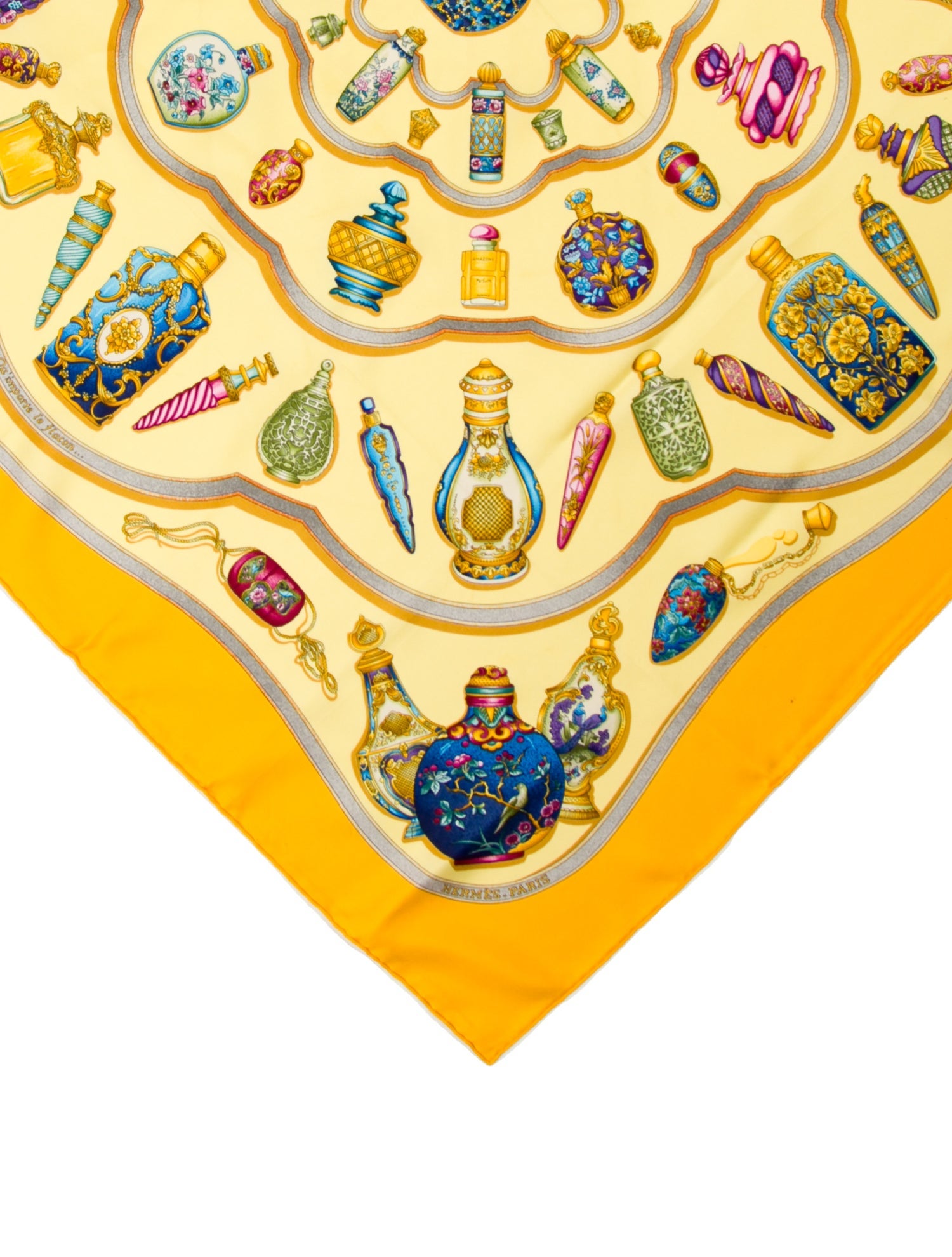 Hermès Qu'Import Le Flacon Silk Scarf Silk Scarf