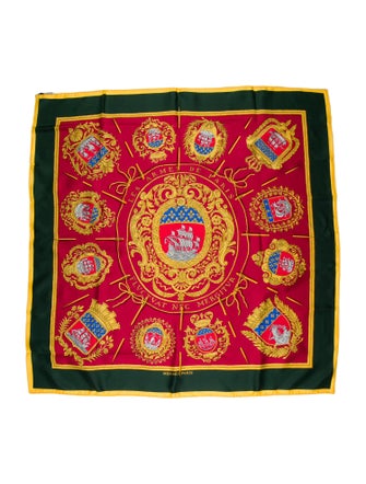 Hermès Les Armes de Paris Silk Scarf