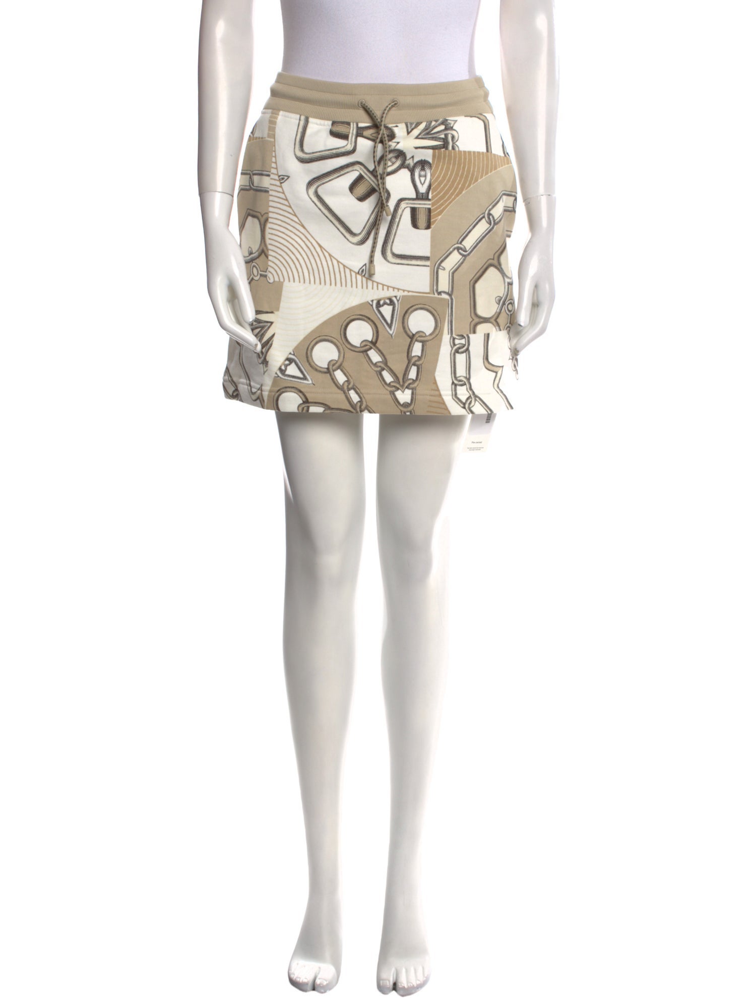 Hermès Printed Mini Skirt