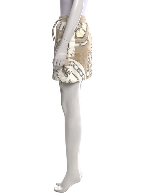 Hermès Printed Mini Skirt