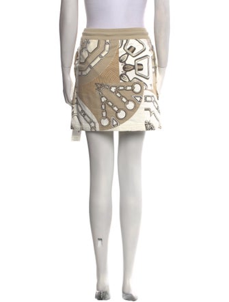 Hermès Printed Mini Skirt