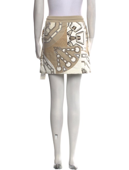 Hermès Printed Mini Skirt