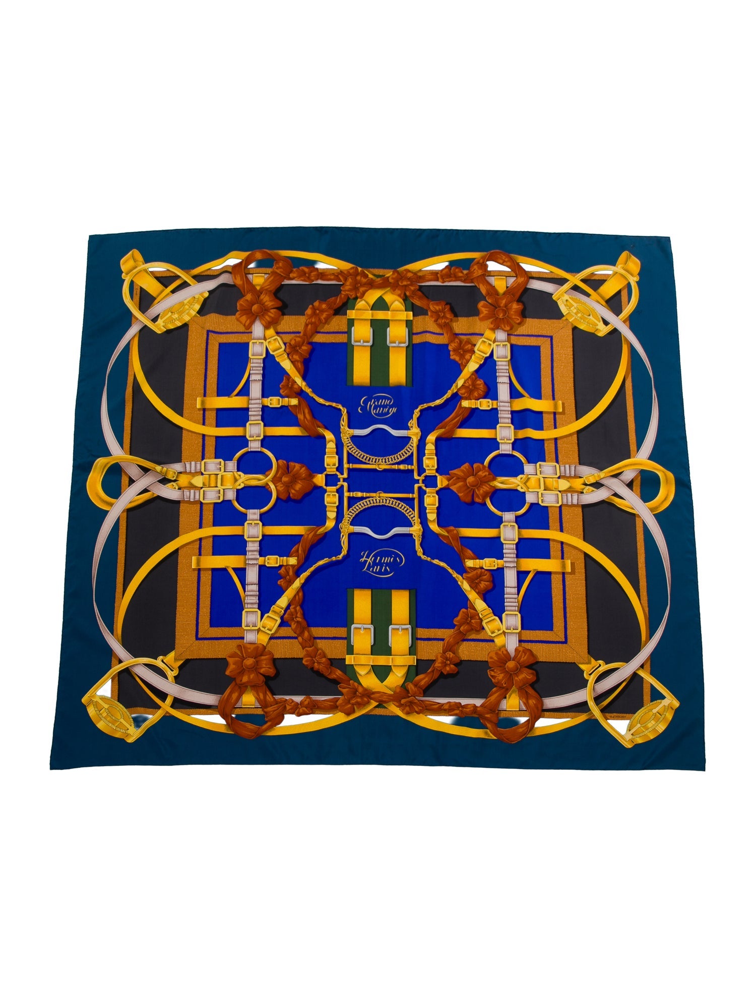 Hermès Grand Manège Silk Shawl