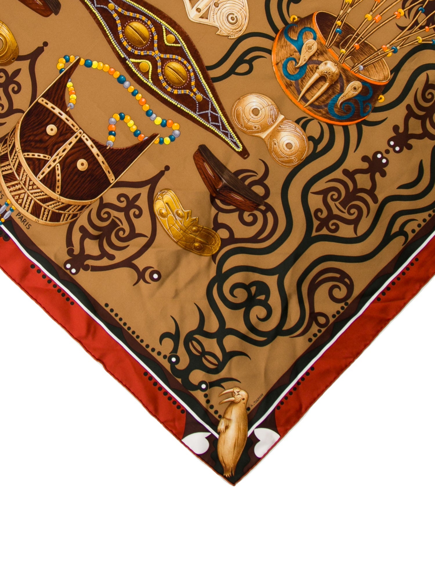 Hermès Le Regard de l'Arctique Silk Scarf