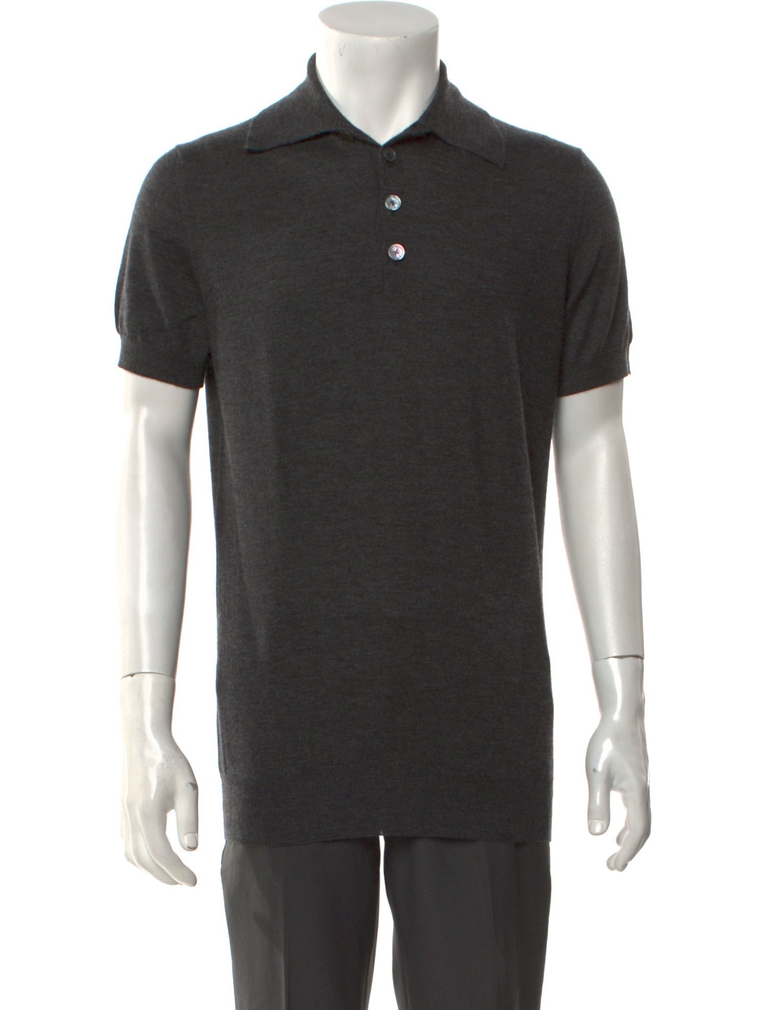 Hermès Cashmere Collar Polo Sweater