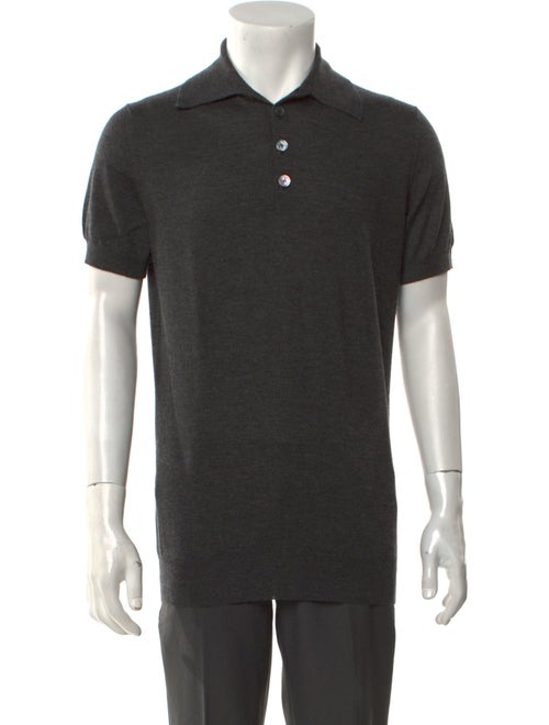 Hermès Cashmere Collar Polo Sweater