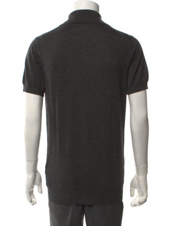 Hermès Cashmere Collar Polo Sweater